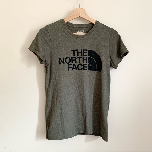 The North Face Green Crew neck Short Sleeves Tee Shirt US Small - Picture 1 of 5